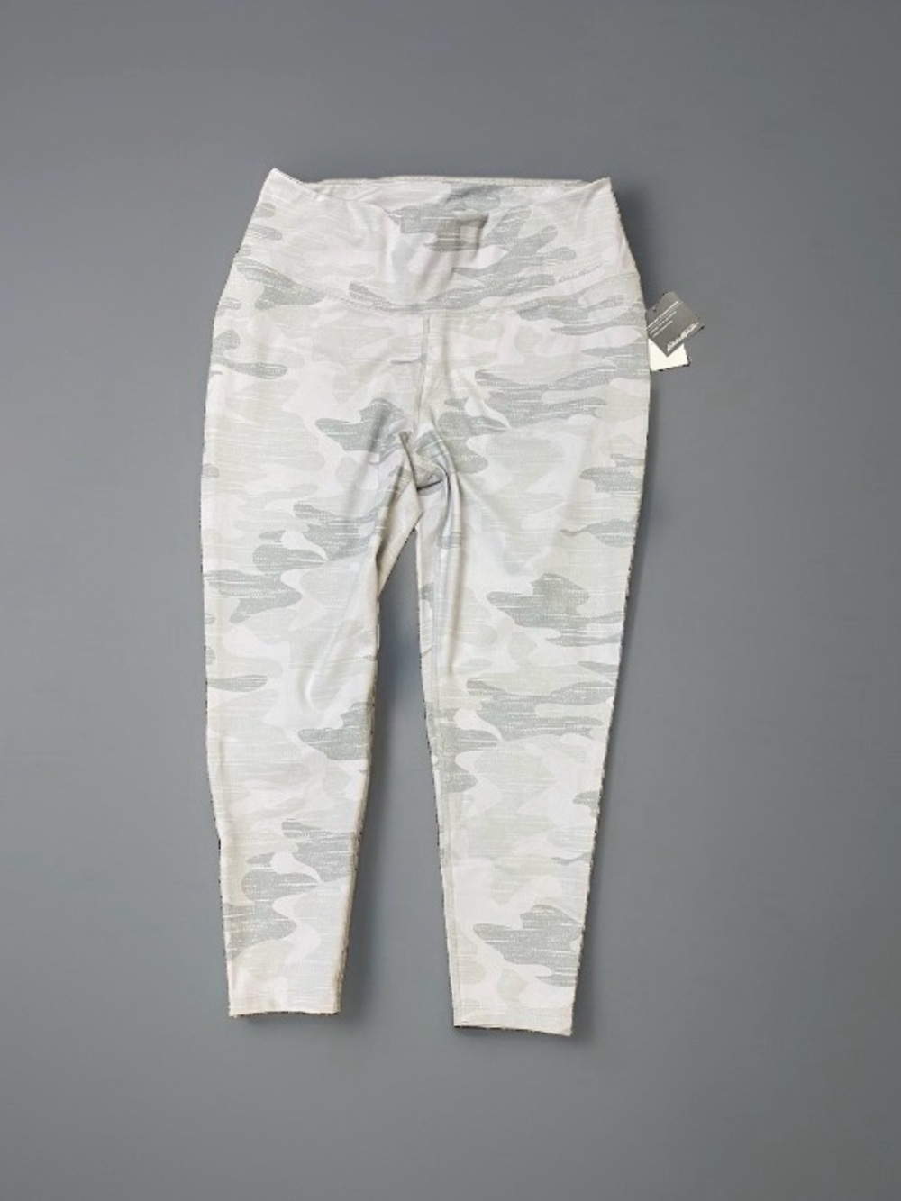 Eddie Bauer High Point Compression Gray Camo Leggings - Women's Plus Size 1X